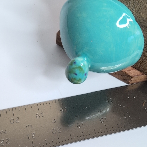 Rustic Wooden Handmade Bird Feeder Teal  Me Meet Again - Picture 7 of 14